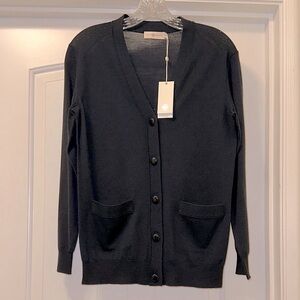 Tory Burch Elegant Black Cardigan